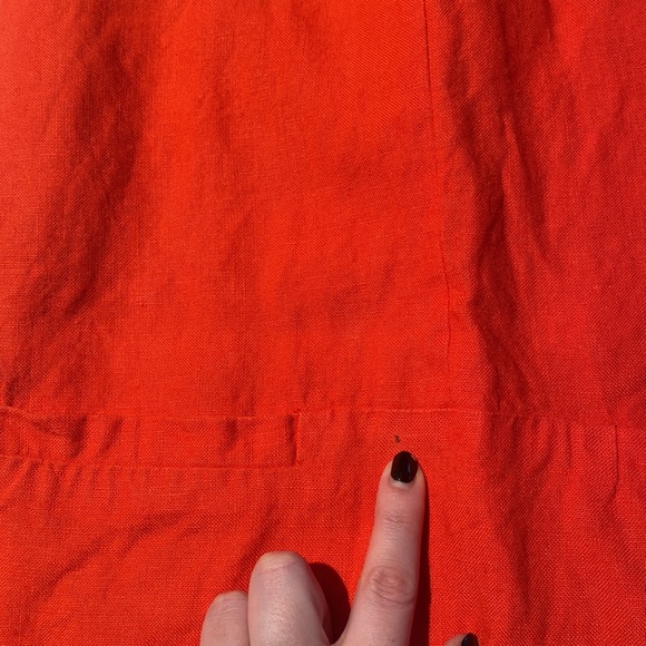 Emerson Fry Cut Out Mod Dress in Warm Red - Picture 10 of 16